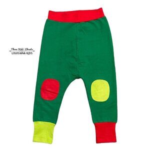 Moromini Sz 116/122 (6-7Y) Organic Colorblock Baggy Pants
